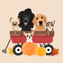 Load image into Gallery viewer, Fall Wagon Pets