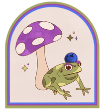 Load image into Gallery viewer, Strawberry Toad Stickers