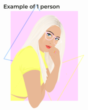 Load image into Gallery viewer, Detailed Style Portrait