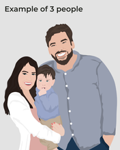 Load image into Gallery viewer, Simple Style Portrait