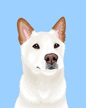 Load image into Gallery viewer, Pet Portrait + Solid Background