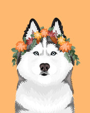 Load image into Gallery viewer, Pet Portrait + Solid Background + add ons