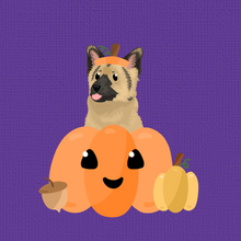 Load image into Gallery viewer, Pumpkin Pet Portrait (Halloween)