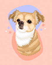Load image into Gallery viewer, Funky Pet Portrait