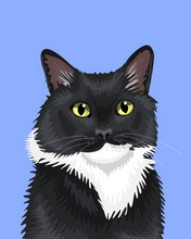 Load image into Gallery viewer, Pet Portrait + Solid Background