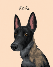 Load image into Gallery viewer, Textured Pet Portrait