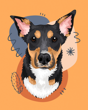 Load image into Gallery viewer, Funky Pet Portrait