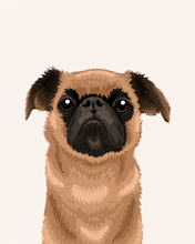 Load image into Gallery viewer, Textured Pet Portrait