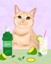 Load image into Gallery viewer, Enthusiast Pet Portrait