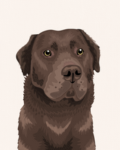 Load image into Gallery viewer, Textured Pet Portrait