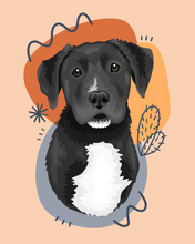 Load image into Gallery viewer, Funky Pet Portrait