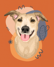 Load image into Gallery viewer, Funky Pet Portrait