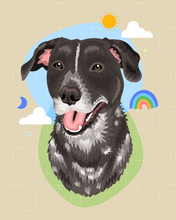 Load image into Gallery viewer, Funky Pet Portrait