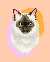 Load image into Gallery viewer, Funky Pet Portrait