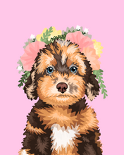 Load image into Gallery viewer, Pet Portrait + Solid Background + add ons