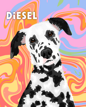 Load image into Gallery viewer, Pet Portrait + Fun Backdrop