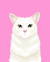 Load image into Gallery viewer, Pet Portrait + Solid Background