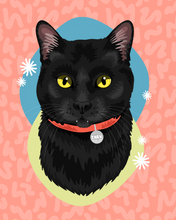 Load image into Gallery viewer, Funky Pet Portrait
