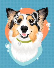 Load image into Gallery viewer, Funky Pet Portrait
