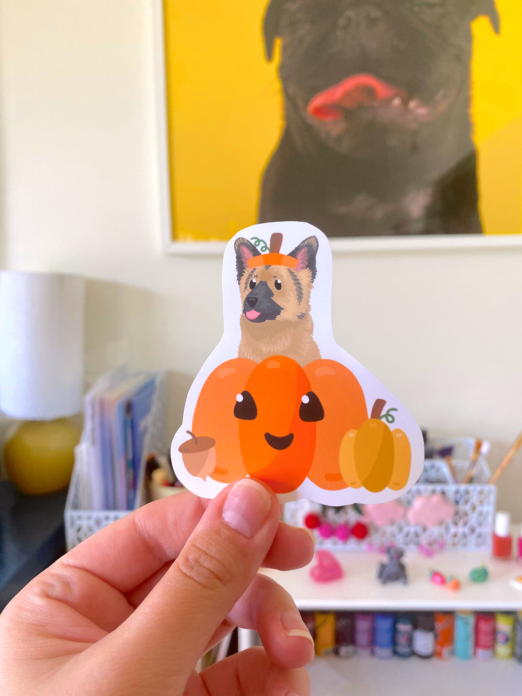 Pumpkin Pet Stickers