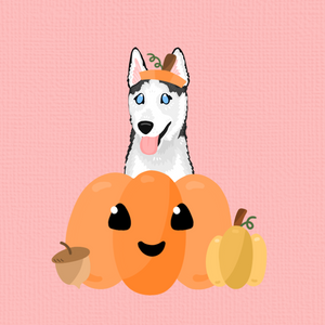 Pumpkin Pet Portrait (Halloween)