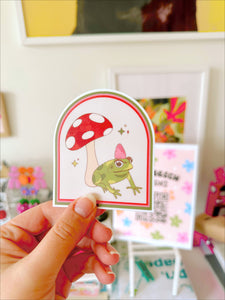 Strawberry Toad Stickers