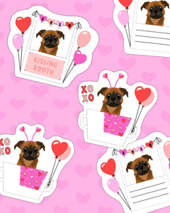 Valentines Day Pet Stickers
