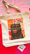 Load image into Gallery viewer, Pet Portrait Tote Bag
