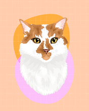 Load image into Gallery viewer, Funky Pet Portrait
